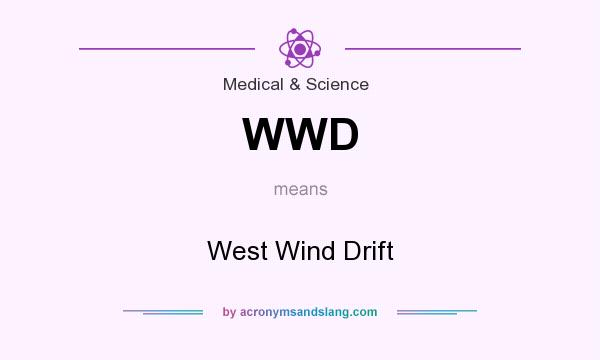 What does WWD mean? It stands for West Wind Drift