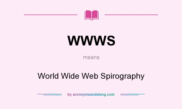 What does WWWS mean? It stands for World Wide Web Spirography