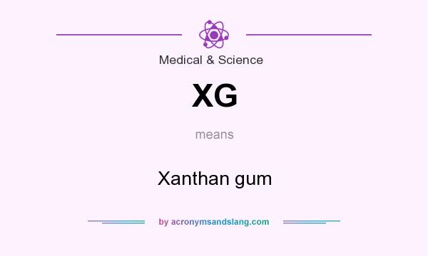 What does XG mean? It stands for Xanthan gum
