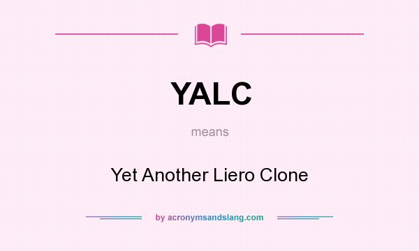 What does YALC mean? It stands for Yet Another Liero Clone