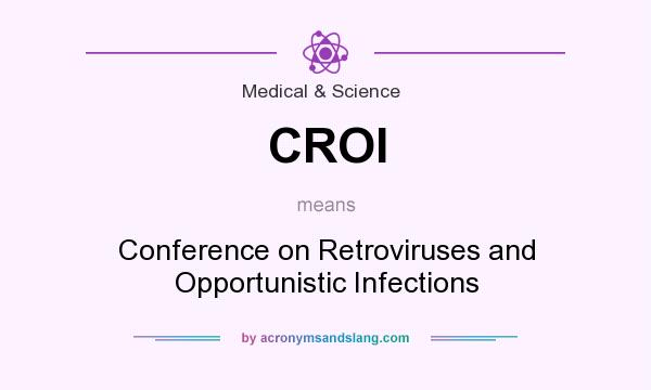 What does CROI mean? It stands for Conference on Retroviruses and Opportunistic Infections