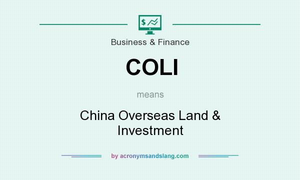 What does COLI mean? It stands for China Overseas Land & Investment