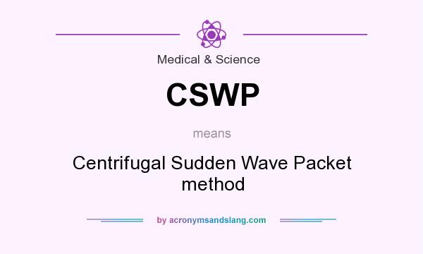 What does CSWP mean? It stands for Centrifugal Sudden Wave Packet method