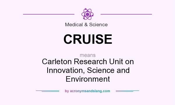 What does CRUISE mean? It stands for Carleton Research Unit on Innovation, Science and Environment