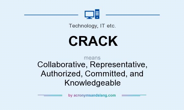 What does CRACK mean? It stands for Collaborative, Representative, Authorized, Committed, and Knowledgeable