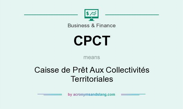 What does CPCT mean? It stands for Caisse de Prêt Aux Collectivités Territoriales