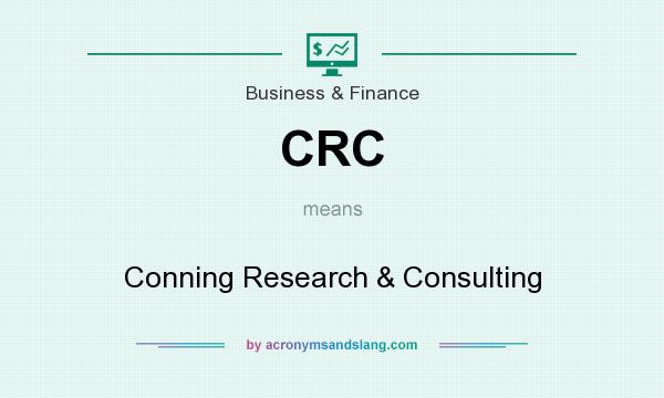What does CRC mean? It stands for Conning Research & Consulting