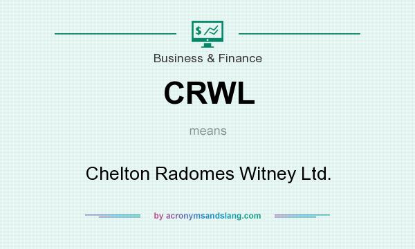 What does CRWL mean? It stands for Chelton Radomes Witney Ltd.