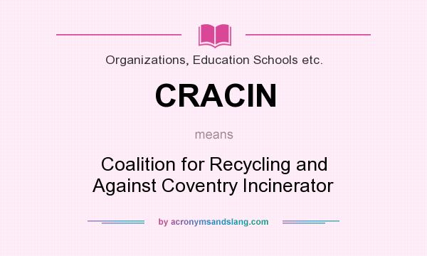 What does CRACIN mean? It stands for Coalition for Recycling and Against Coventry Incinerator