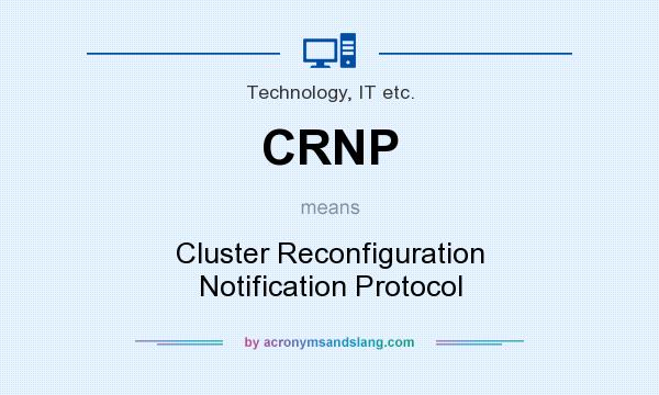 What does CRNP mean? It stands for Cluster Reconfiguration Notification Protocol