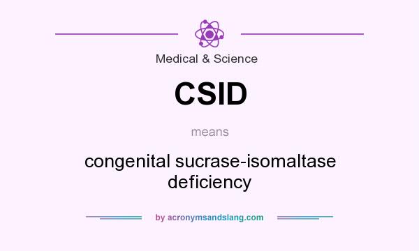 What does CSID mean? It stands for congenital sucrase-isomaltase deficiency