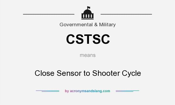 What does CSTSC mean? It stands for Close Sensor to Shooter Cycle