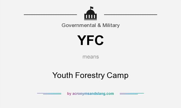 What does YFC mean? It stands for Youth Forestry Camp