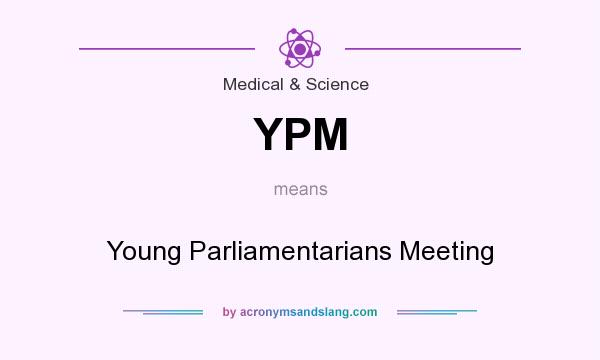 What does YPM mean? It stands for Young Parliamentarians Meeting