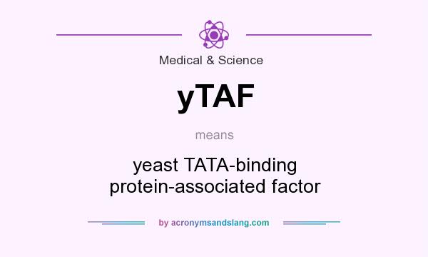 What does yTAF mean? It stands for yeast TATA-binding protein-associated factor