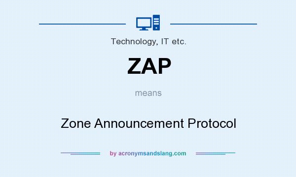 What does ZAP mean? It stands for Zone Announcement Protocol