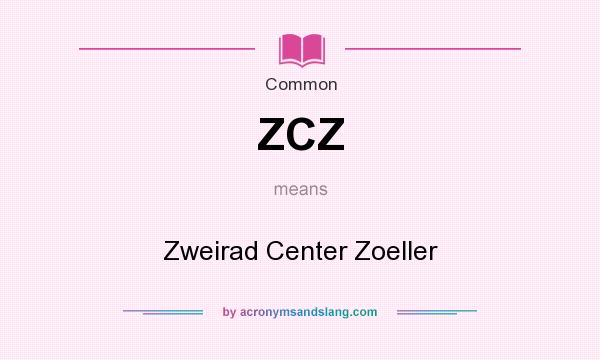 What does ZCZ mean? It stands for Zweirad Center Zoeller
