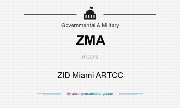 What does ZMA mean? It stands for ZID Miami ARTCC