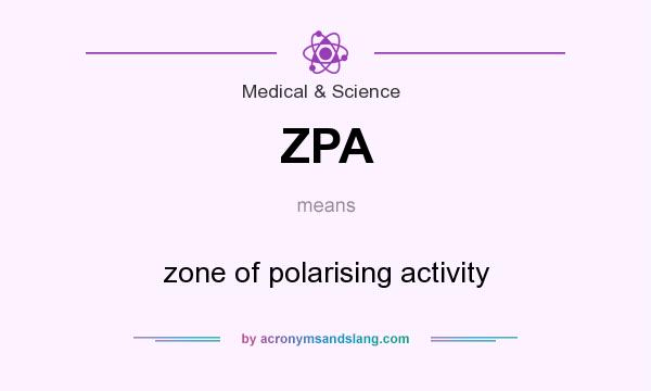 What does ZPA mean? It stands for zone of polarising activity