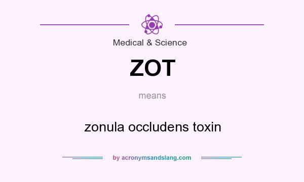 What does ZOT mean? It stands for zonula occludens toxin