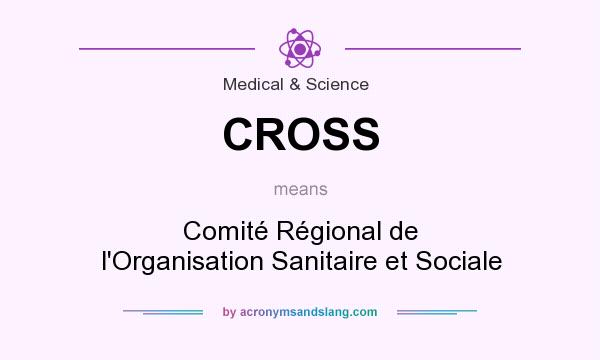 What does CROSS mean? It stands for Comité Régional de l`Organisation Sanitaire et Sociale