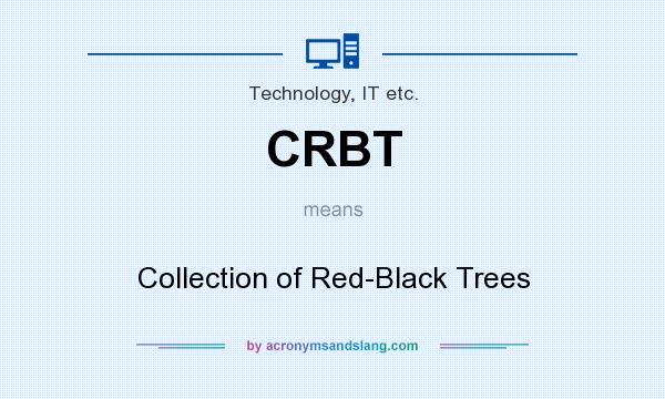 What does CRBT mean? It stands for Collection of Red-Black Trees