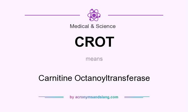 What does CROT mean? It stands for Carnitine Octanoyltransferase