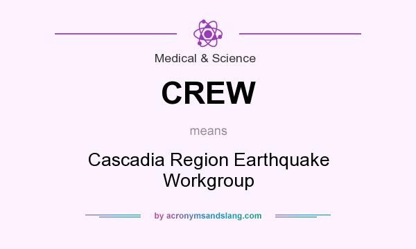 What does CREW mean? It stands for Cascadia Region Earthquake Workgroup
