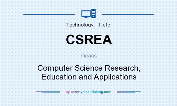 What does CSREA mean? It stands for Computer Science Research, Education and Applications