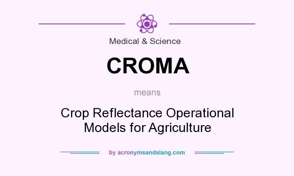What does CROMA mean? It stands for Crop Reflectance Operational Models for Agriculture