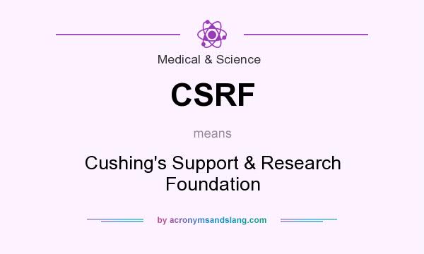 What does CSRF mean? It stands for Cushing`s Support & Research Foundation