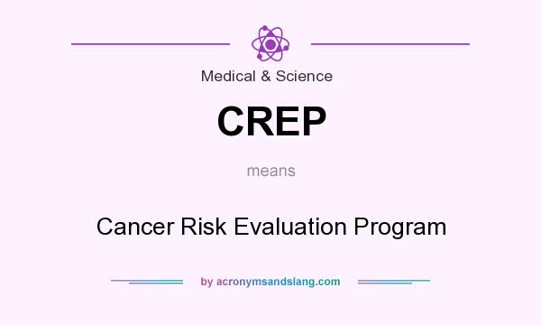 What does CREP mean? It stands for Cancer Risk Evaluation Program