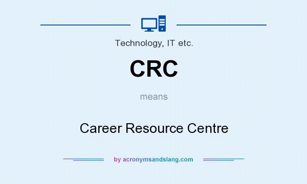 What does CRC mean? It stands for Career Resource Centre