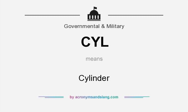 What does CYL mean? It stands for Cylinder