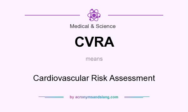 What does CVRA mean? It stands for Cardiovascular Risk Assessment