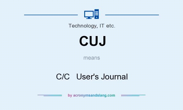 What does CUJ mean? It stands for C/C   User`s Journal