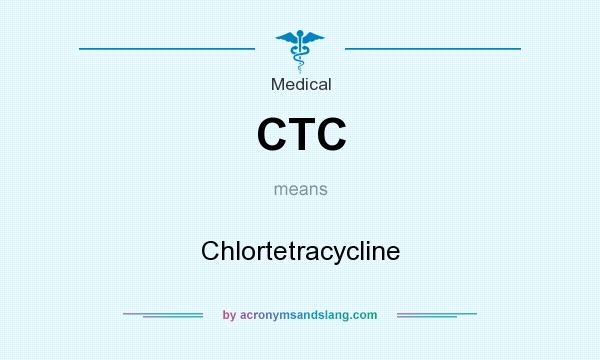 What does CTC mean? It stands for Chlortetracycline