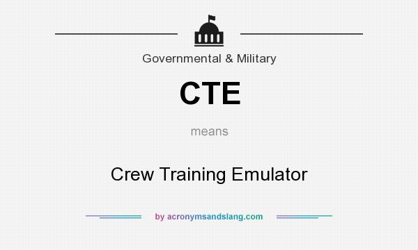 What does CTE mean? It stands for Crew Training Emulator