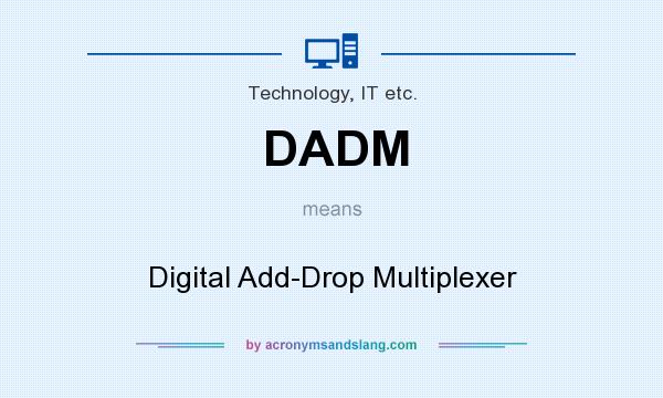 What does DADM mean? It stands for Digital Add-Drop Multiplexer