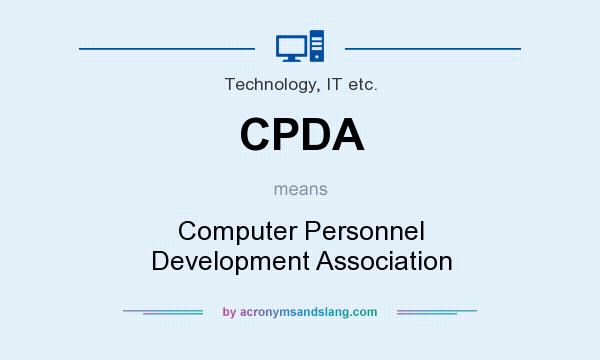 What does CPDA mean? It stands for Computer Personnel Development Association