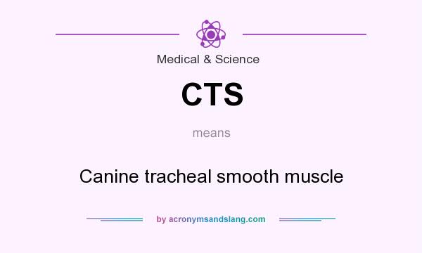 What does CTS mean? It stands for Canine tracheal smooth muscle