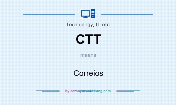 What does CTT mean? It stands for Correios