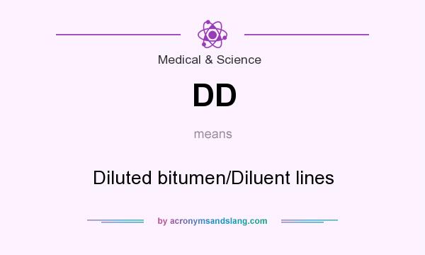 What does DD mean? It stands for Diluted bitumen/Diluent lines