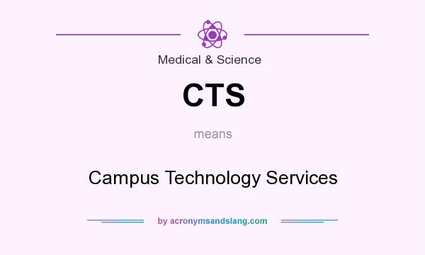 What does CTS mean? It stands for Campus Technology Services