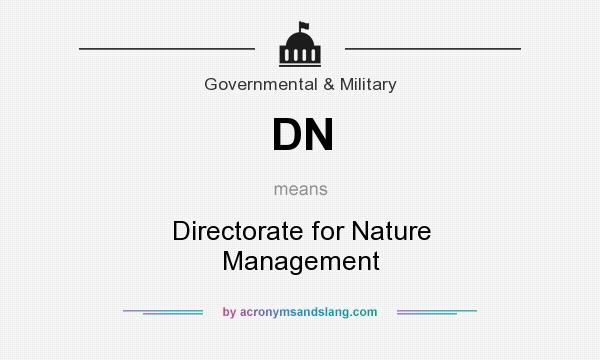 What does DN mean? It stands for Directorate for Nature Management