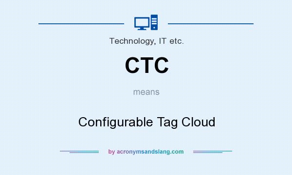 What does CTC mean? It stands for Configurable Tag Cloud