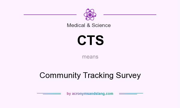 What does CTS mean? It stands for Community Tracking Survey