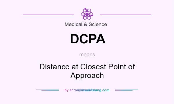 What does DCPA mean? It stands for Distance at Closest Point of Approach
