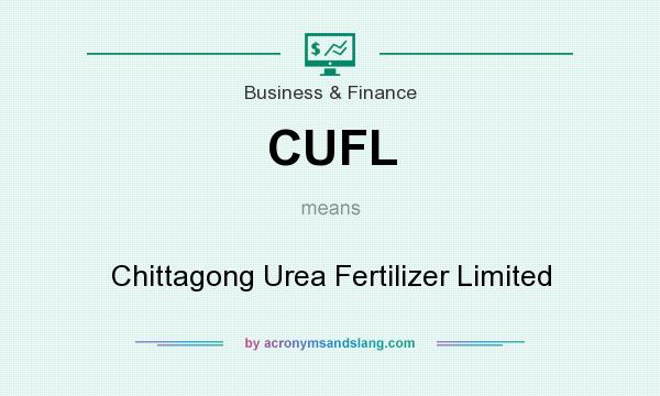 What does CUFL mean? It stands for Chittagong Urea Fertilizer Limited