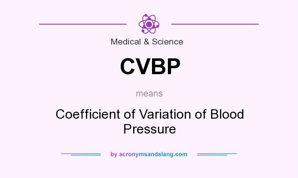 What does CVBP mean? It stands for Coefficient of Variation of Blood Pressure